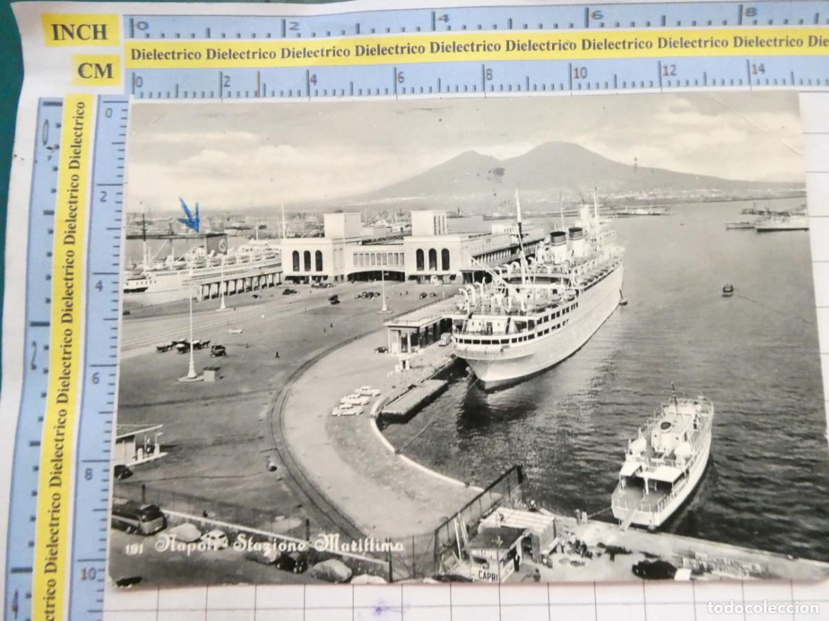 Postales: POSTAL DE ITALIA. NAPOLES NAPOLI STAZIONE MARITTIMA. BARCOS BUQUES. 169