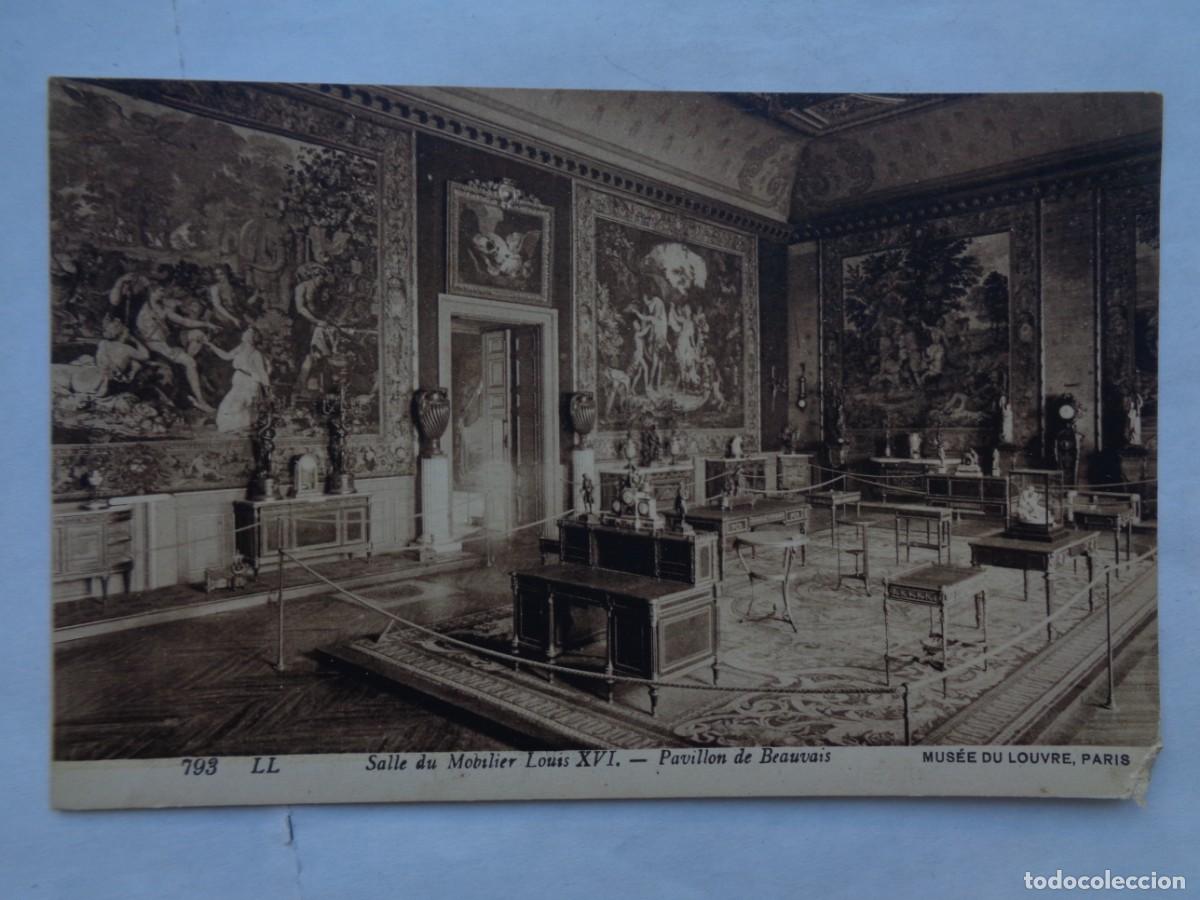 Postales: POSTAL DE PARIS ( FRANCIA ) : MUSEO DEL LOUVRE , SALA MOVILIARIO LUIS XVI . PRINCIPIOS DE SIGLO