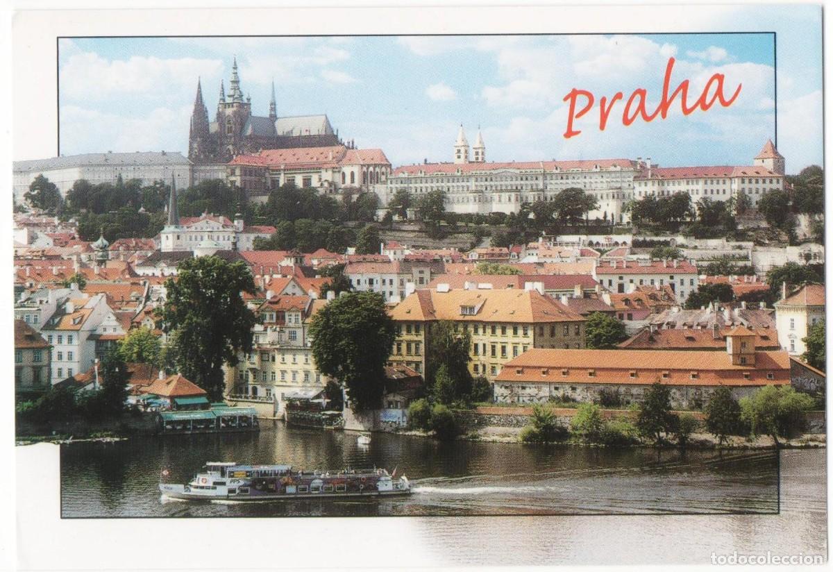 Postkarten: Praga-Chequ&iacute;a- Escrita-