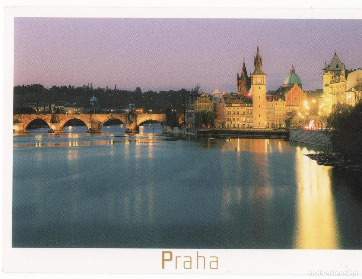 Postales: Praga-Chequ&iacute;a- Circulada-