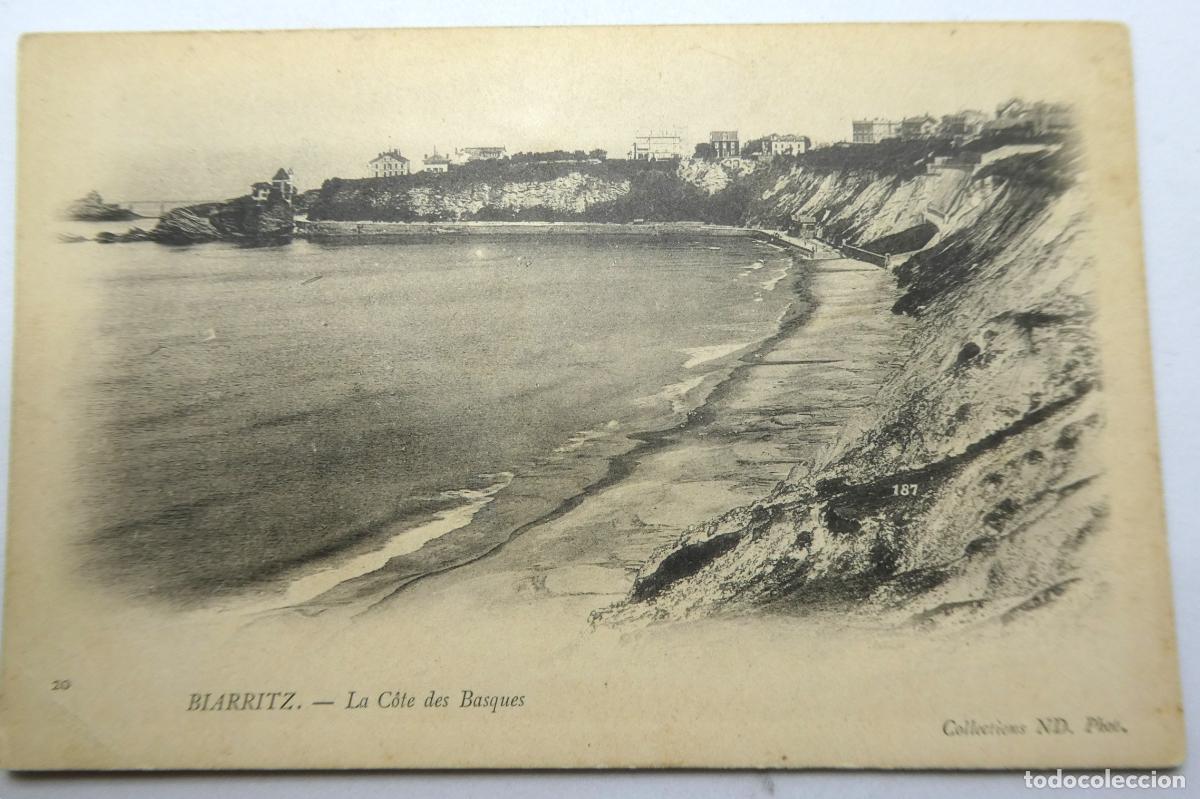 Postales: POSTAL DE BIARRITZ LA COTE DES BASQUES - Foto 1