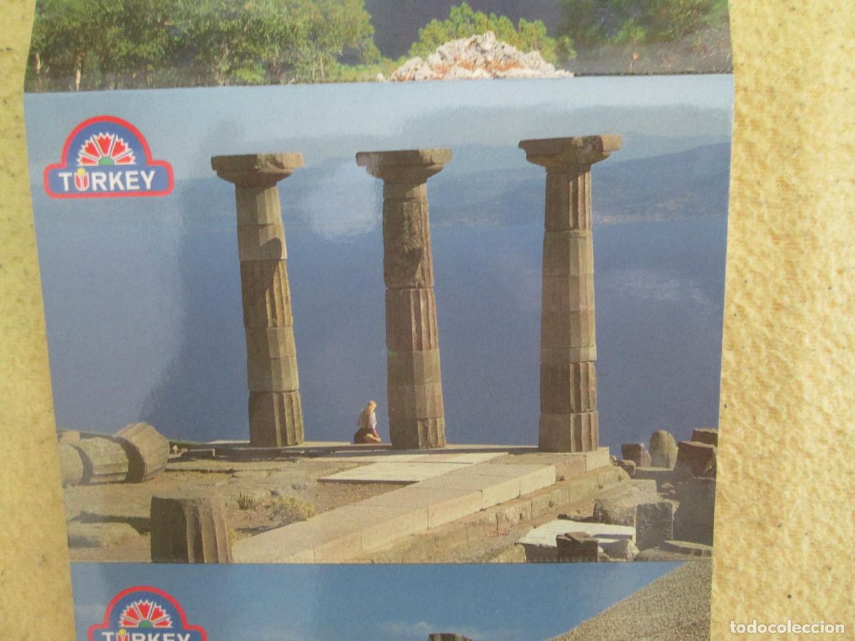 Postales: POSTALES TURKEY LAND OF SUN AND CIVILITATIONS - TEMPLO DE ATENEA