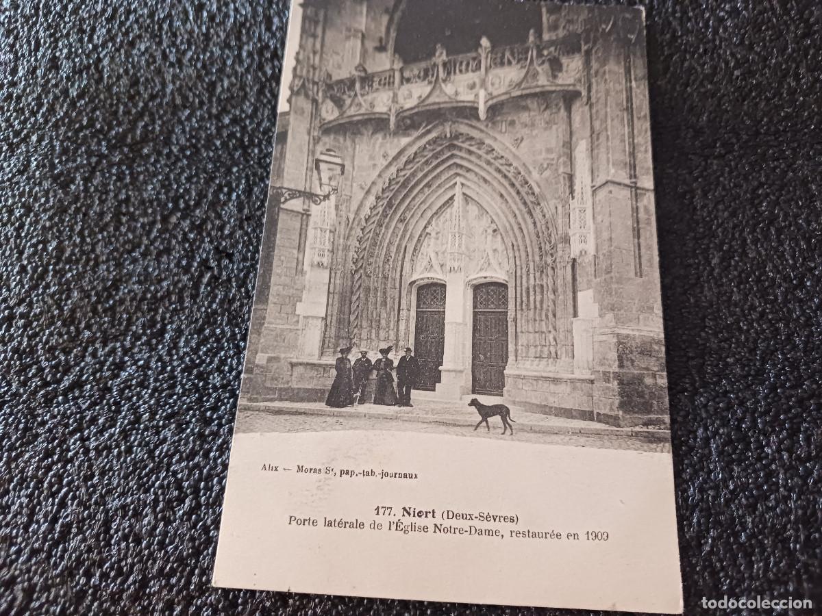 Postais: 177 niort, porte laterale de egesia notre dame, circulada 1023