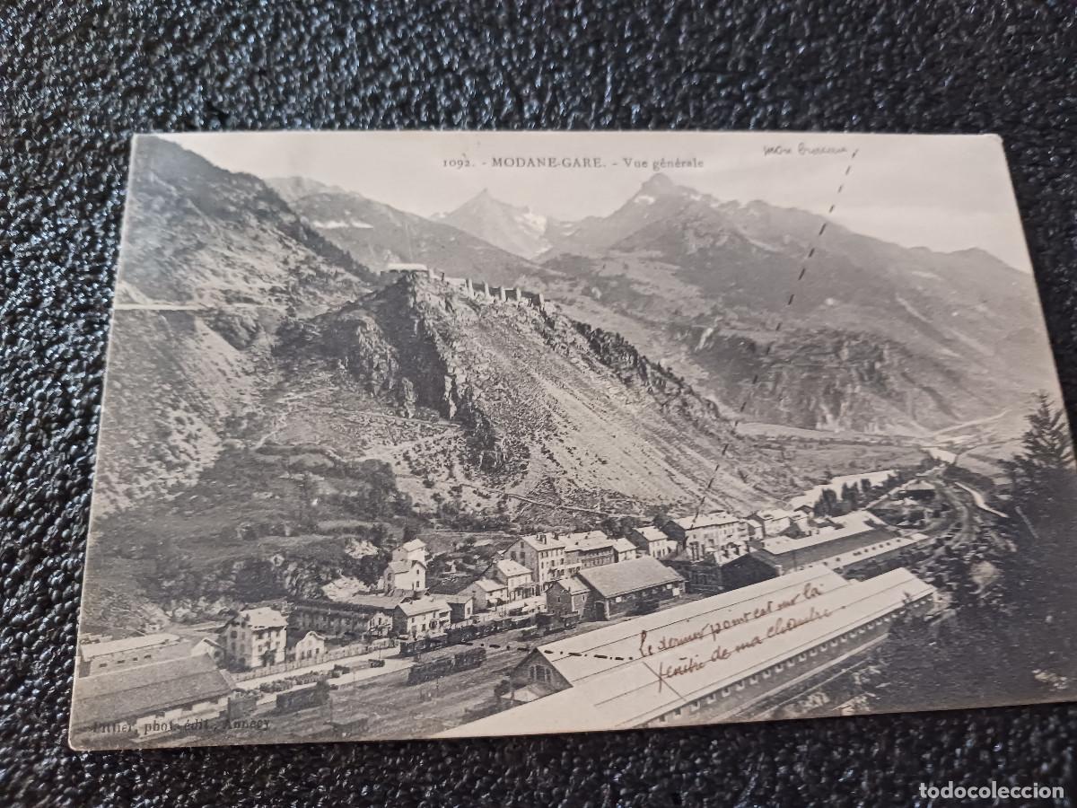 Postcards: 1092 modane gare, vue generale, circulada 1926