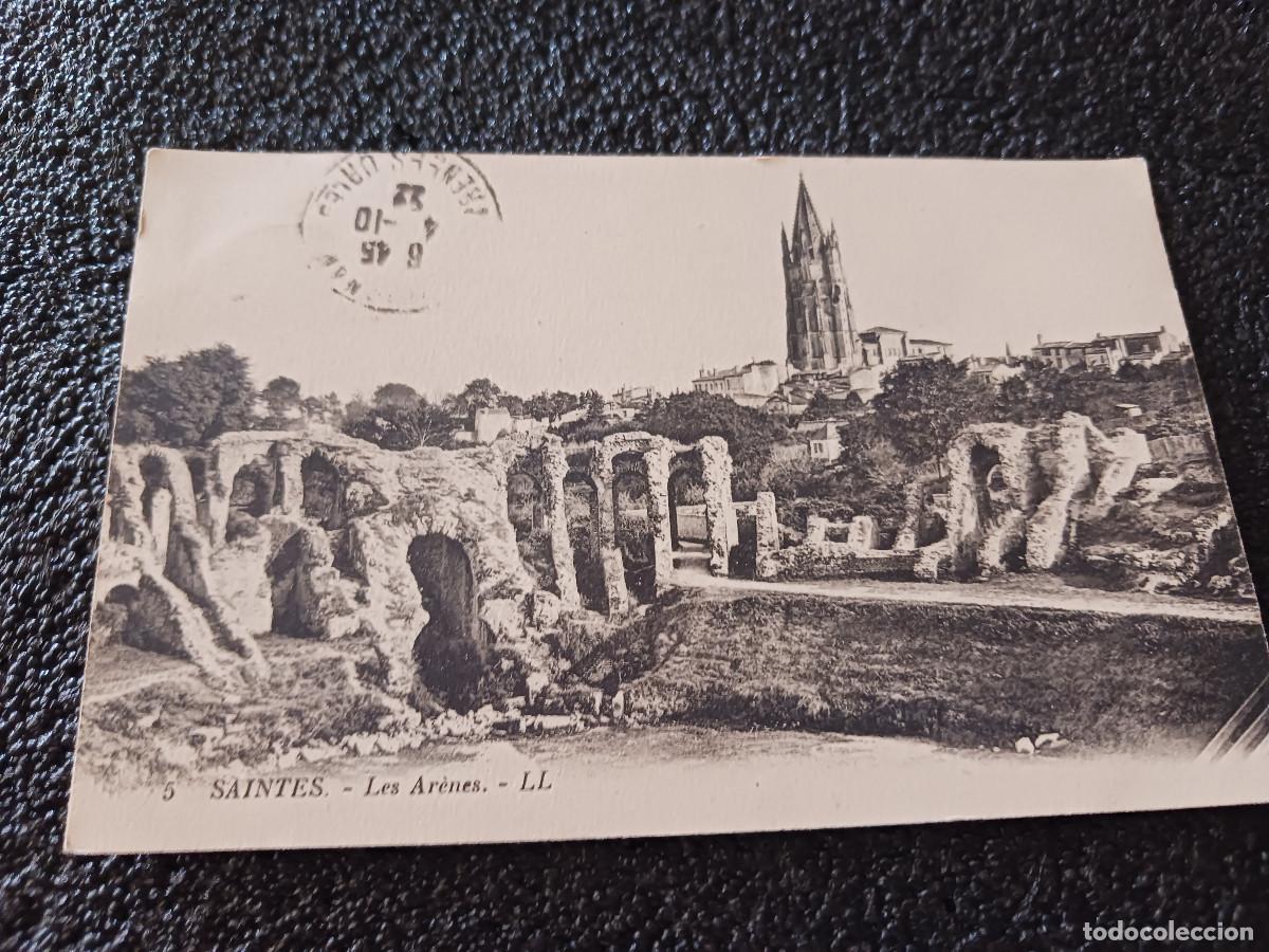 Postcards: 5 sainte, les arenes, circulada 1922