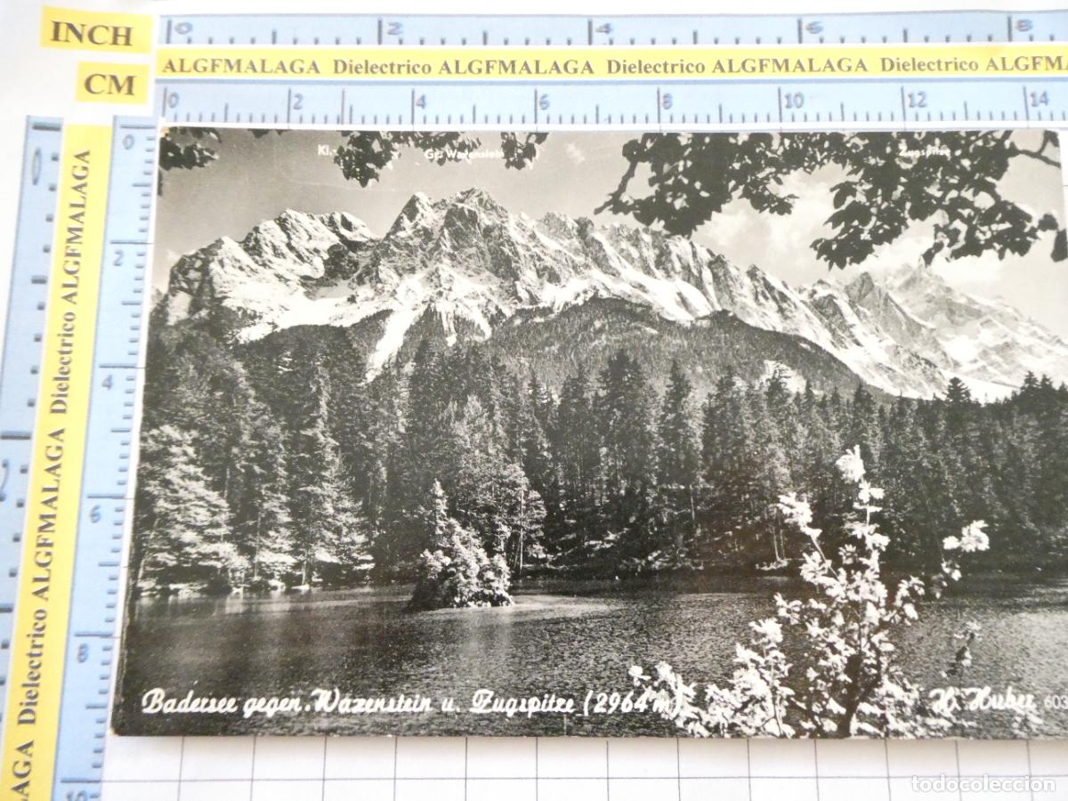 Cartoline: POSTAL DE ALEMANIA. BADERSEE GEGEN WAZENSTEIN UND ZUGSPITZE. 295