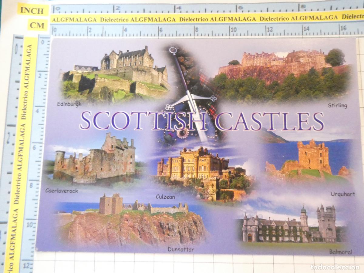 Postales: POSTAL DE REINO UNIDO GRAN BRETA&Ntilde;A. ESCOCIA CASTILLOS ESCOCESES. 337