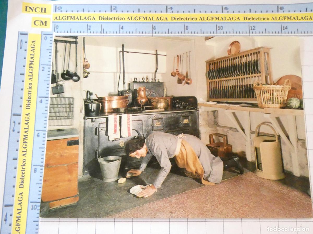 Postales: POSTAL DE REINO UNIDO GRAN BRETA&Ntilde;A. COCINA VICTORIANA LONGLEAT HAOUSE WARMINSTER . 348