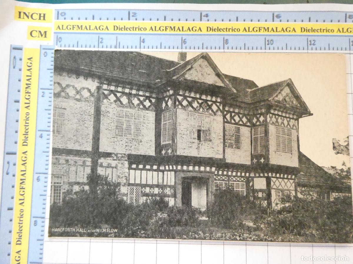 Postales: POSTAL DE REINO UNIDO GRAN BRETA&Ntilde;A. HANDFORTH HALL NEAR WILMSLOW . 364