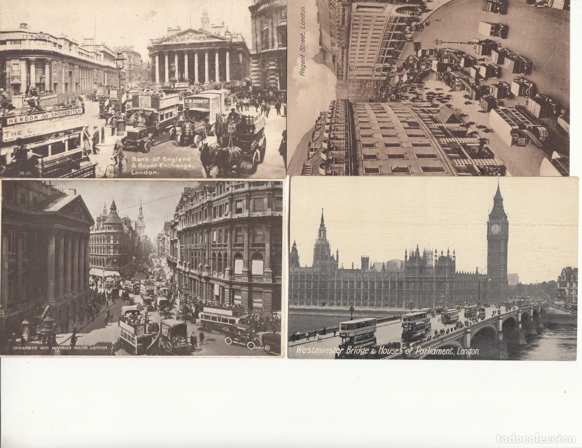 Postales: 4 POSTALES ANTIGUAS: LONDRES - Foto 1