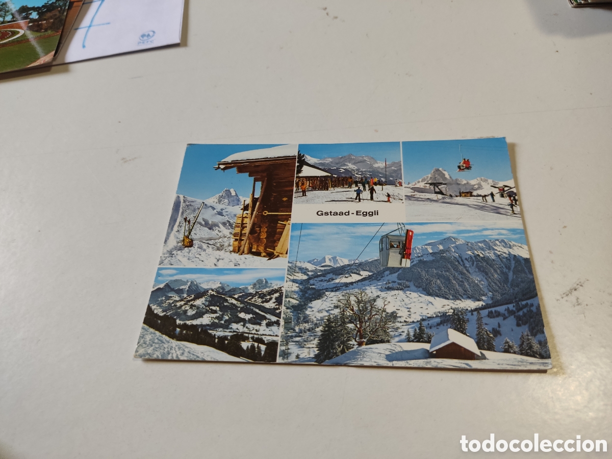 Postales: Postal gstaad eggli esqu&iacute;