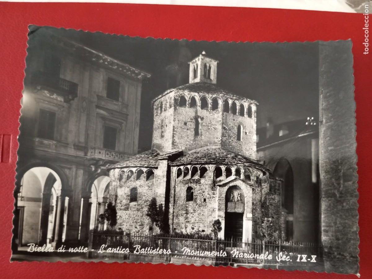 Postais: ANTIGUA POSTAL ITALIANA, LA BATTISTERA S IX X, CIRCULADA,