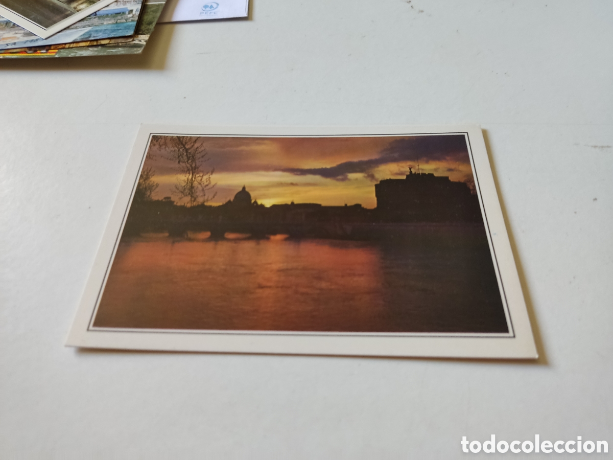 Postales: Postal Roma puente y castillo - Foto 1