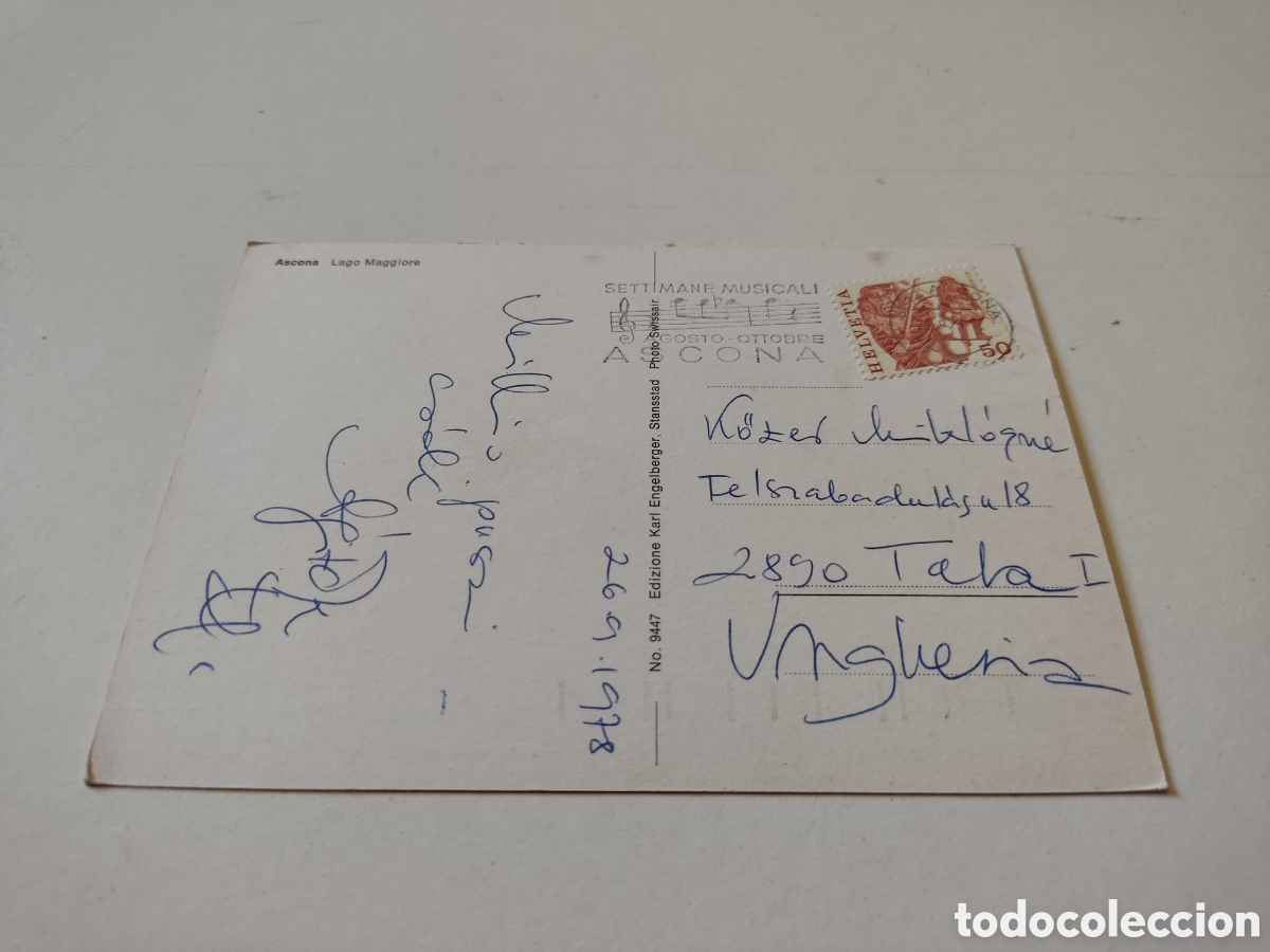 Postales: Postal Ascona lago maggiore - Foto 2