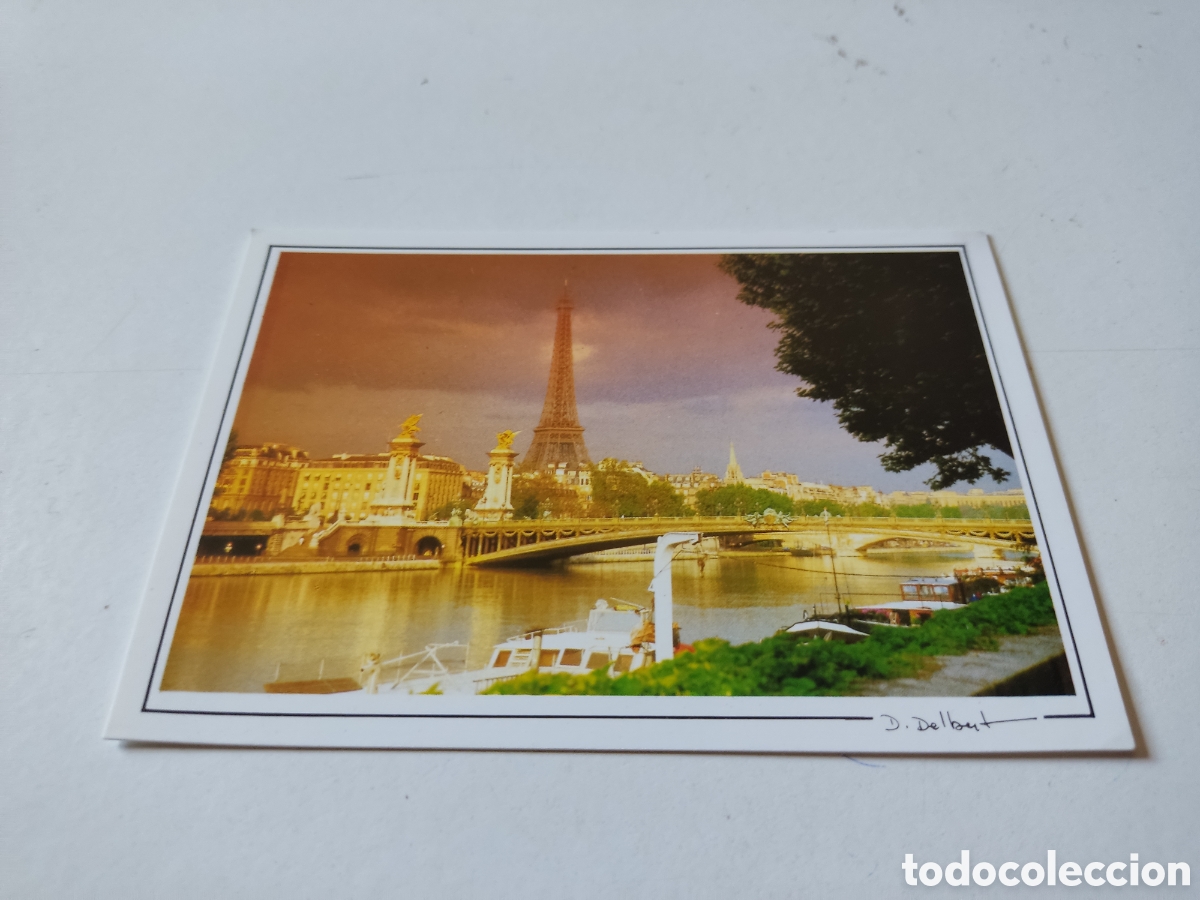 Postales: Postal Paris puente Alejandro lll Torre Eiffel - Foto 1