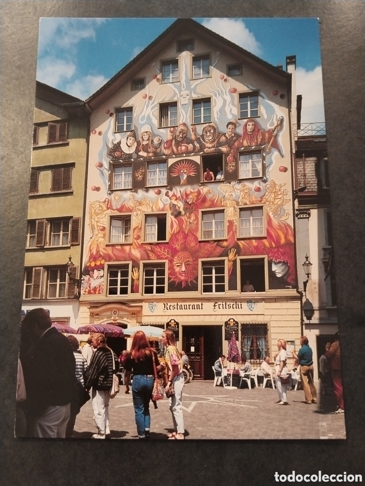 Postal de Suiza. Lucerna