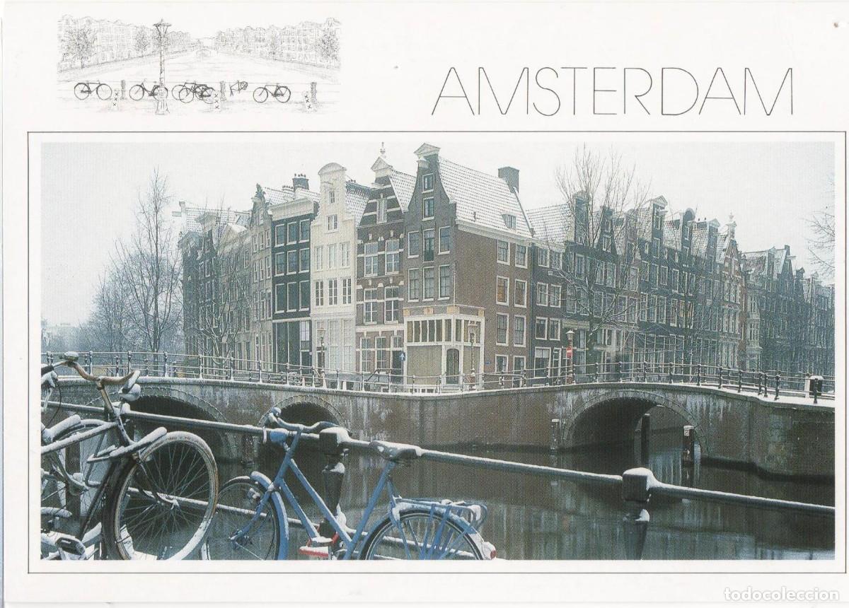 Cartes Postales: Holanda-Amsterdam-escrita-