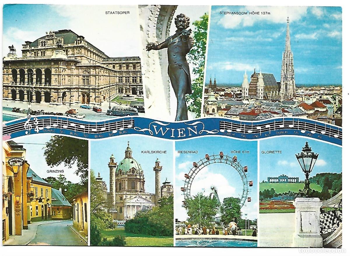 Postcards: THE CITY OF MUSIC AND WALTZ, VIENNA - AUSTRIA