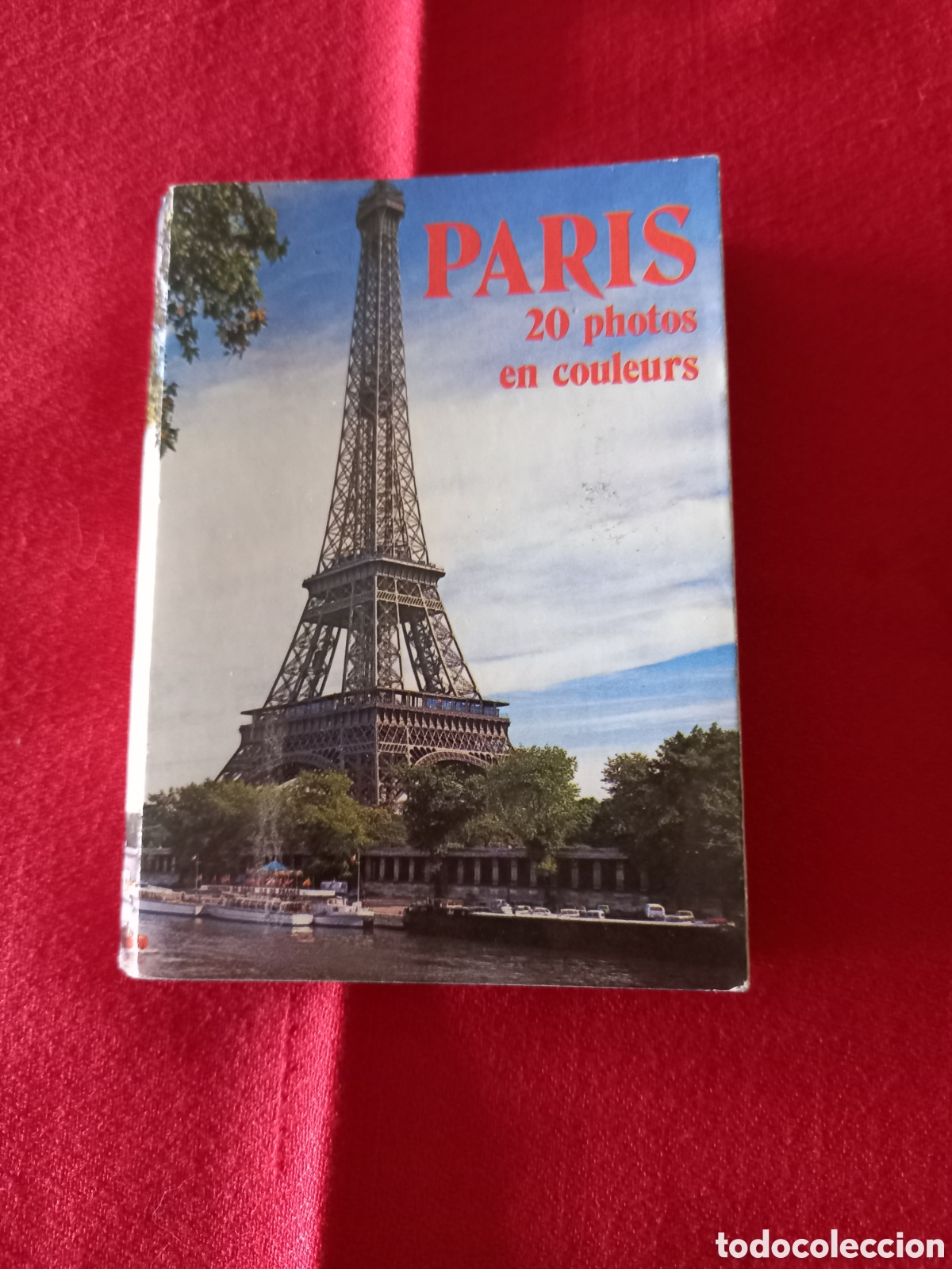 Postais: FOLLETO TUR&Iacute;STICO - DESPLEGABLE CON 20 FOTOS/POSTALES DE PAR&Iacute;S CON TEXTO EXPLICATIVO. A&Ntilde;OS 80