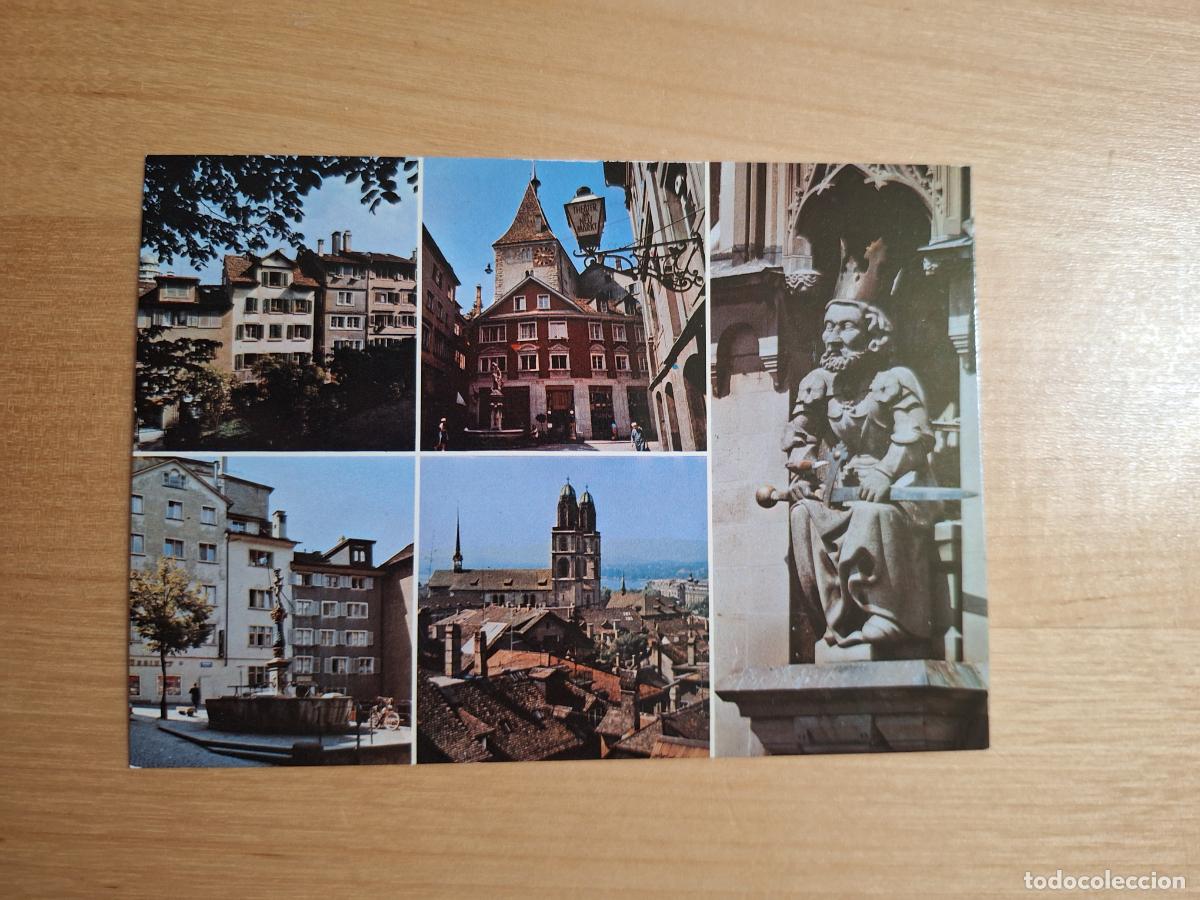 Cartes Postales: Z&uacute;rich Fortunagasse Neumarkt St&uuml;ssihofstadt Grossm&uuml;nster M&uuml;nsterturm Z&uuml;rich Beringer Pampaluchi Z240