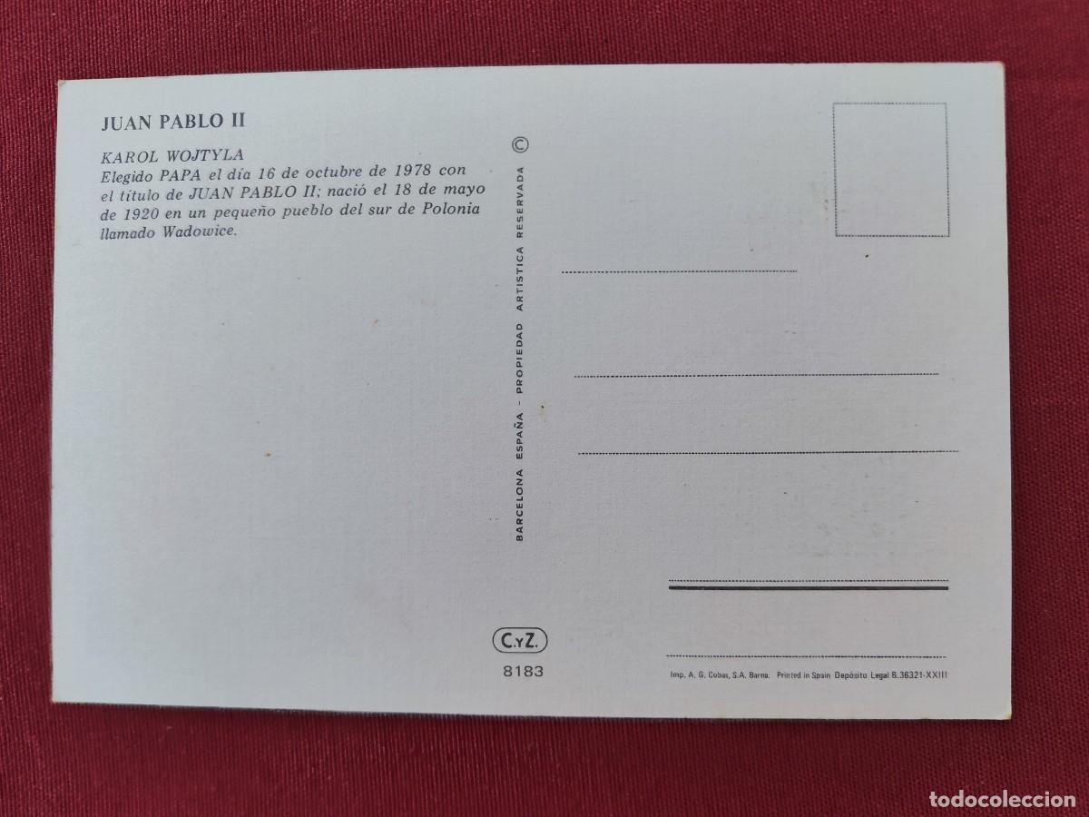 Postales: POSTAL - JUAN PABLO II. - Foto 2