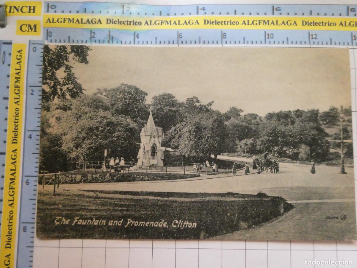 Postcards: ANTIGUA POSTAL DE REINO UNIDO GRAN BRETA&Ntilde;A. THE FOUNTAIN AND PROMENADE CLIFTON. 751