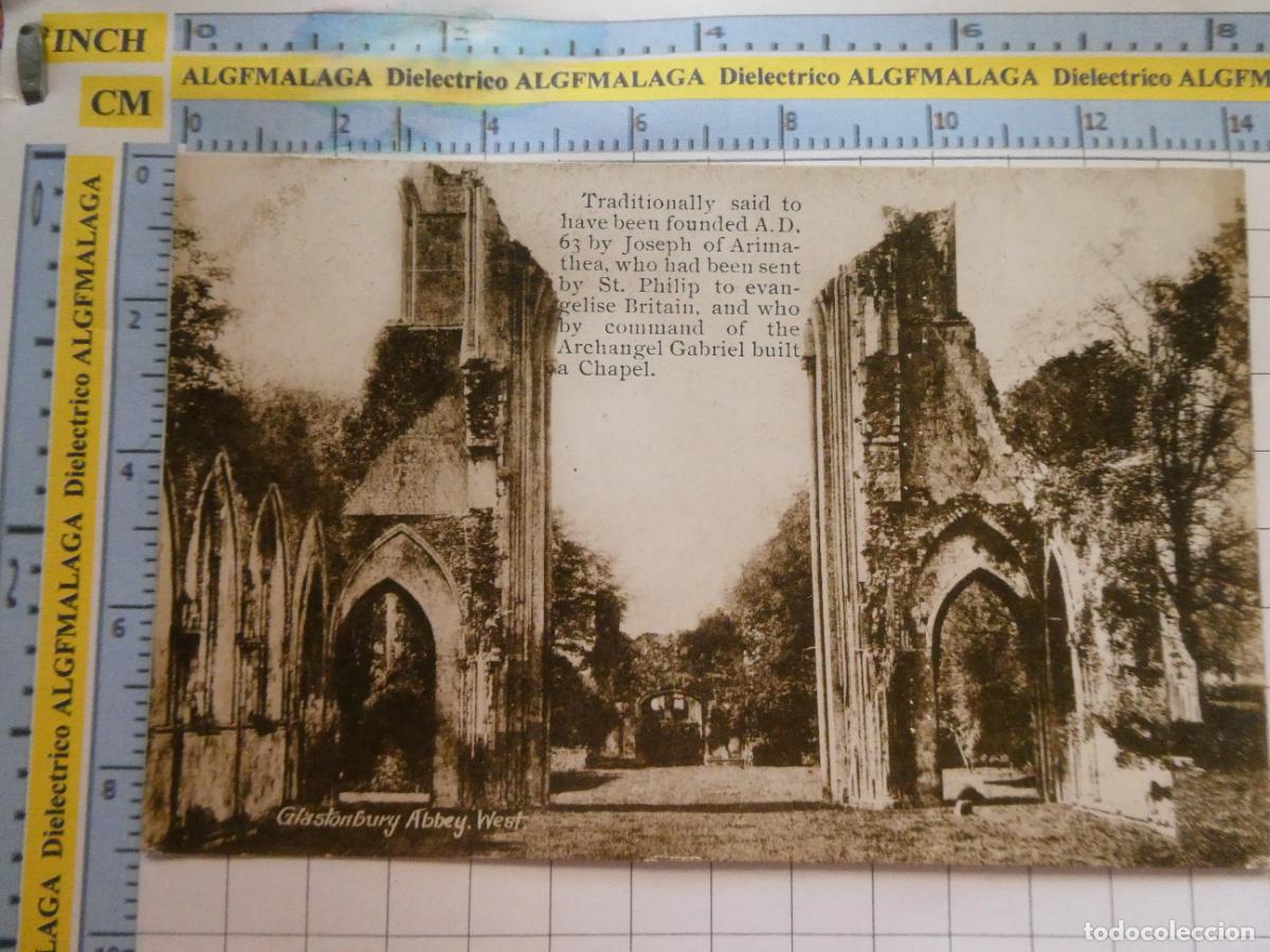 Cartes Postales: ANTIGUA POSTAL DE REINO UNIDO GRAN BRETA&Ntilde;A. GLASTONBURY ABBEY. 757
