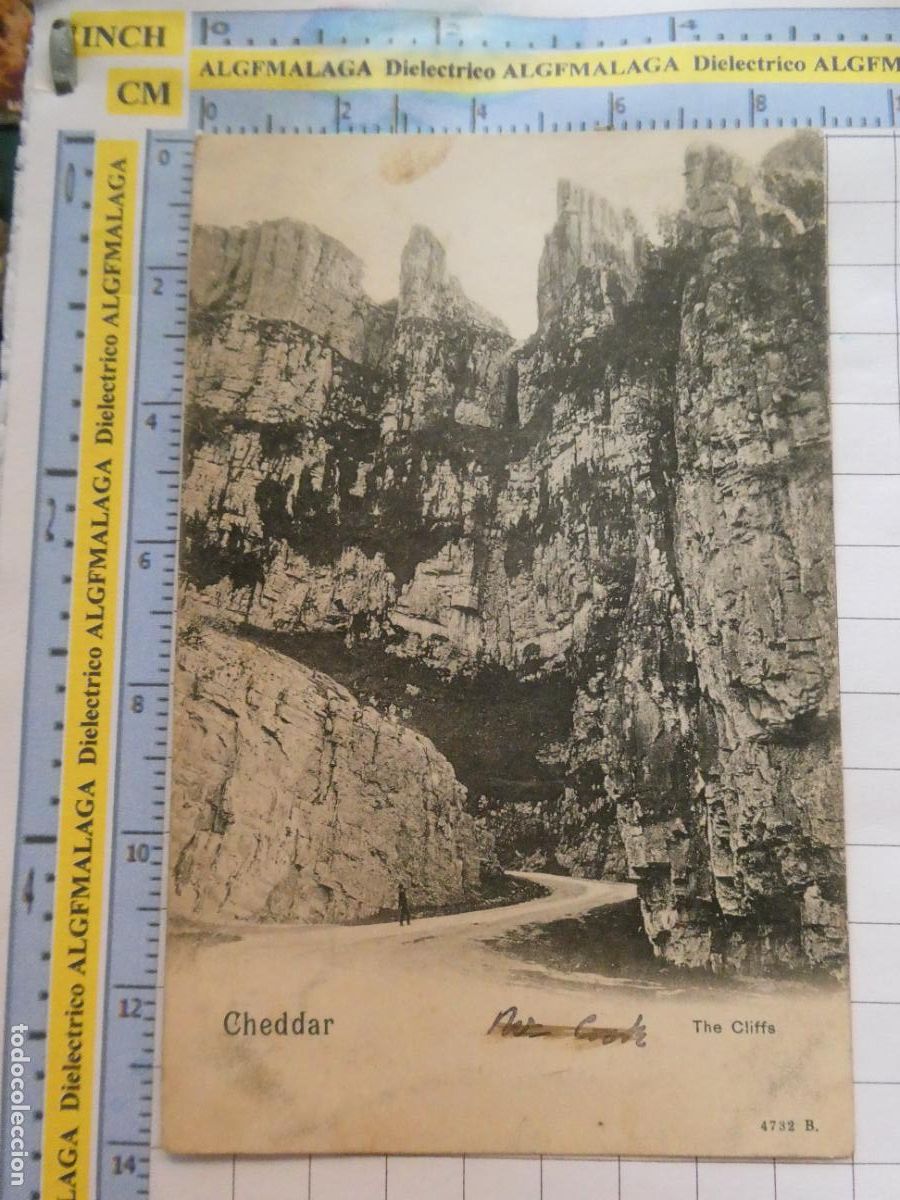 Postcards: ANTIGUA POSTAL DE REINO UNIDO GRAN BRETA&Ntilde;A. A&Ntilde;O 1905 CHEDDAR THE CLIFFS. 758