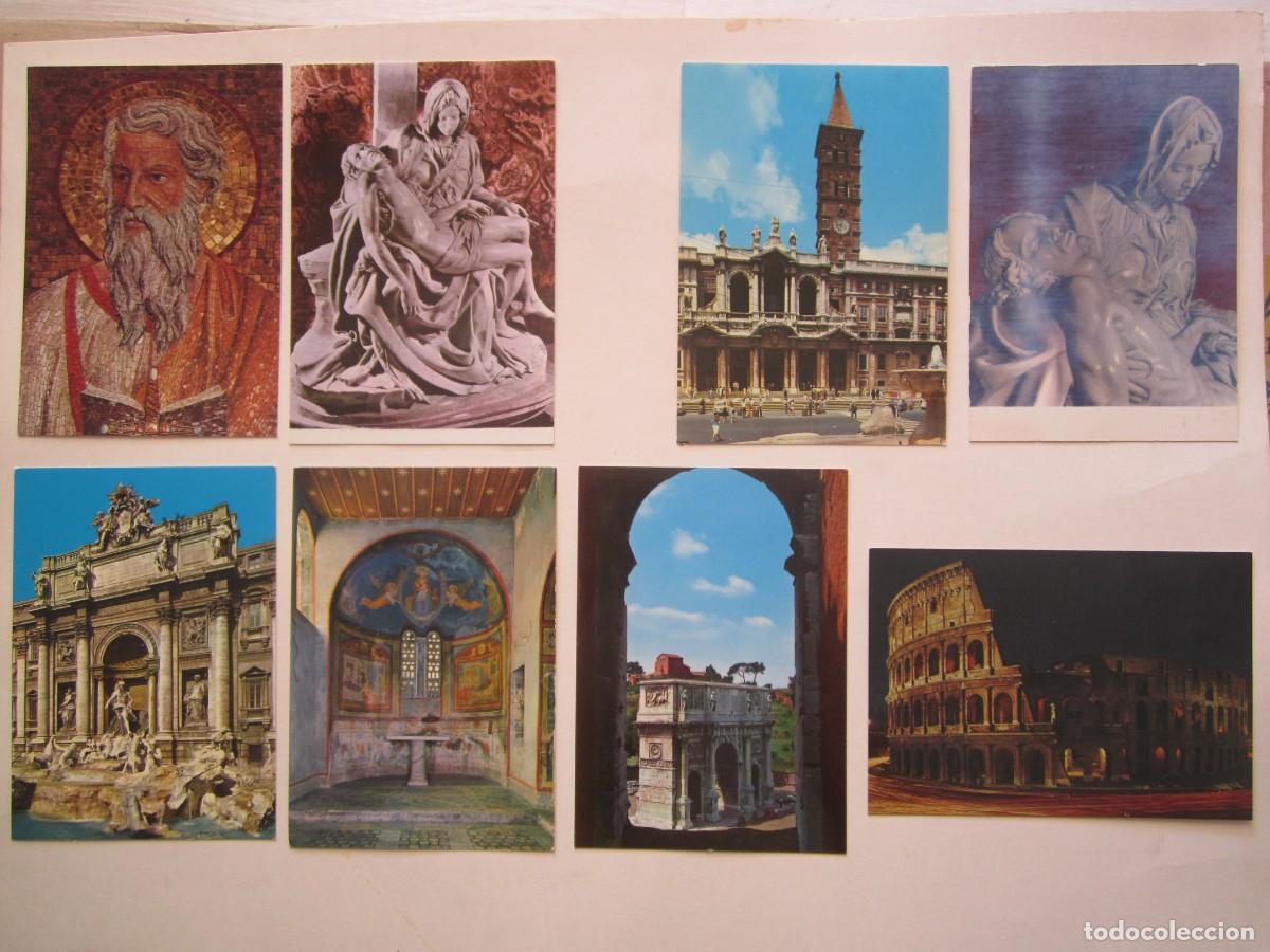 Postales: LOTE(12) DE 8 POSTALES DE ROMA SIN CIRCULAR - Foto 1
