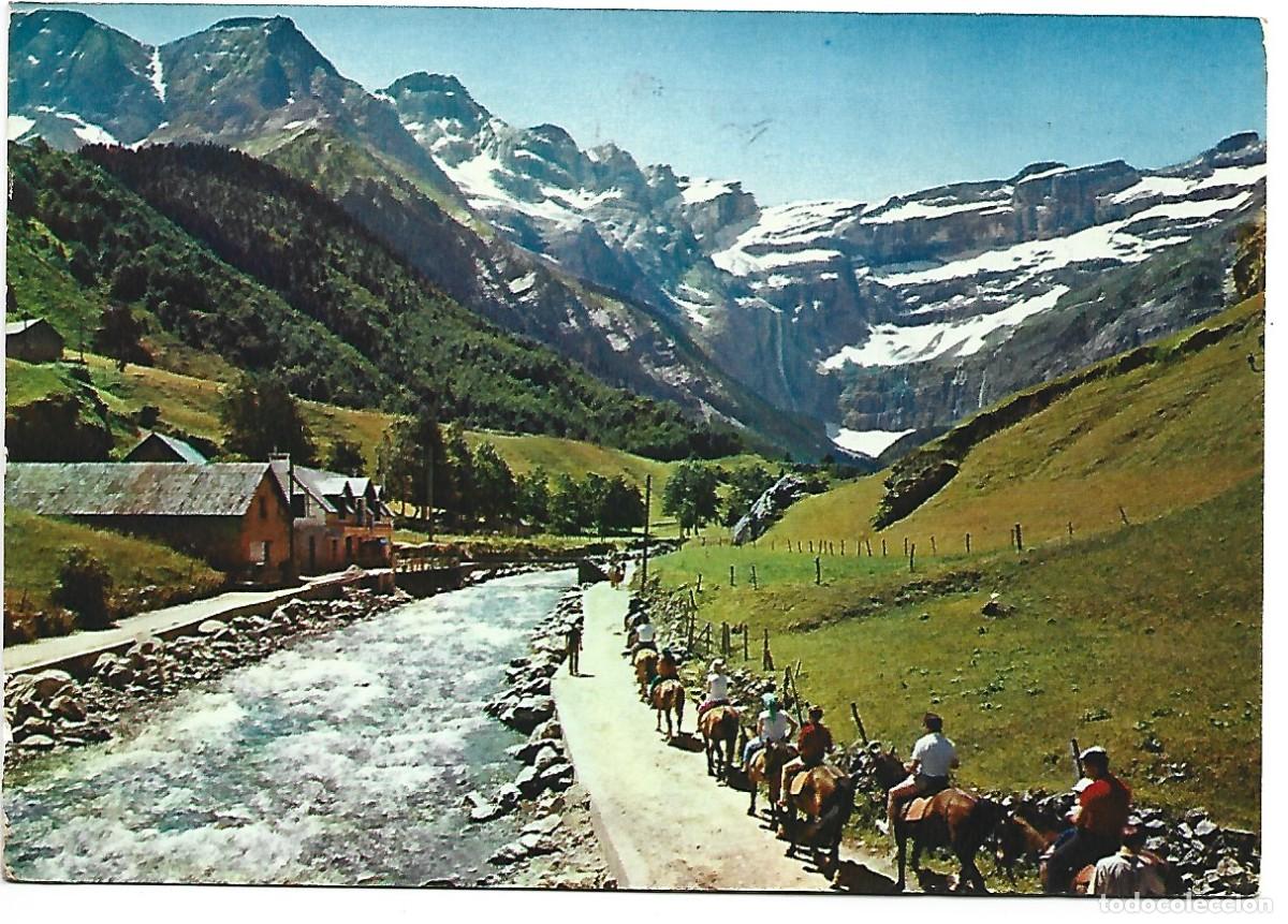 Postcards: LE CIRQUE, LE GAVE ET LA CHAUMIERE.- GAVARNIE - FRANCIA
