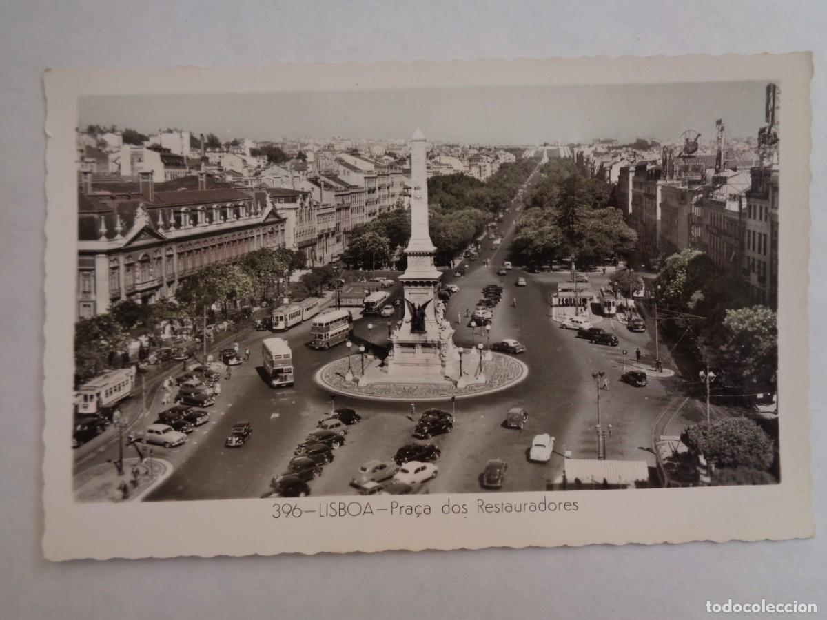 Cartes Postales: POSTAL DE LISBOA ( PORTUGAL ): PLAZA DE LOS RESTAURADORES . A&Ntilde;OS 50