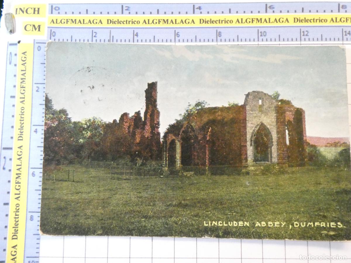 Postcards: ANTIGUA POSTAL DEL REINO UNIDO GRAN BRETA&Ntilde;A. DUMFRIES LINCLDEN ABBEY 3620