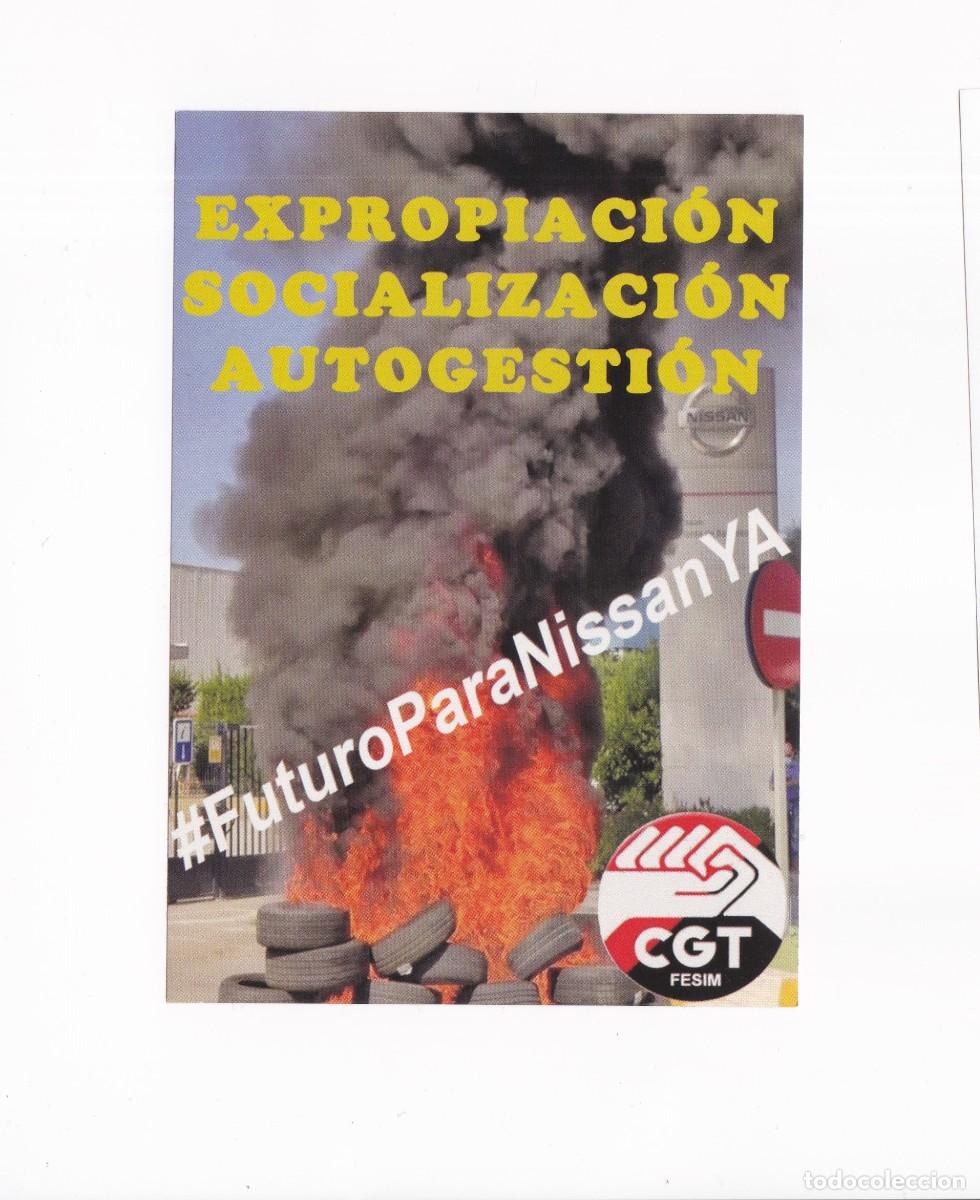 Postales: PEGATINA POLITICA FUTURO PARA NISSAN YA ( CGT )