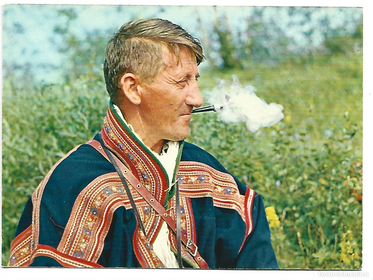 Postcards: SAME SMATTER PA PIPA / LAPP SUCKS AT HIS PIPE.- NORWAY - NORUEGA