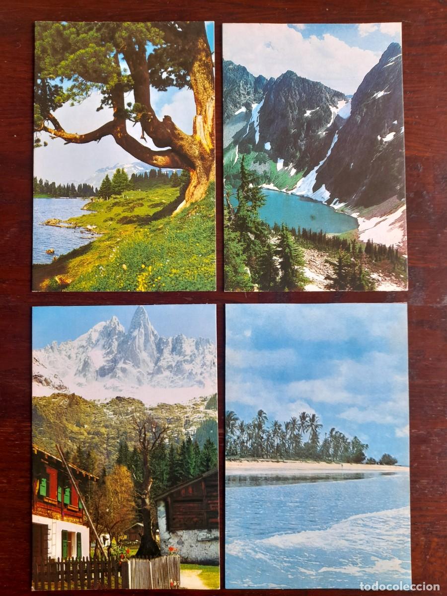 Cartes Postales: Una postal frase filos&oacute;fica sabidur&iacute;a popular con imagen ciudad europea a&ntilde;o 70&acute;s 4 tarjetas a elegir