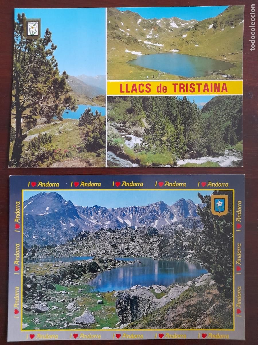 Cartes Postales: Una postal de Llacs de Tristaina en les valls d&acute;Andorra, o Llac dels Pessons 2 tarjetas a elegir