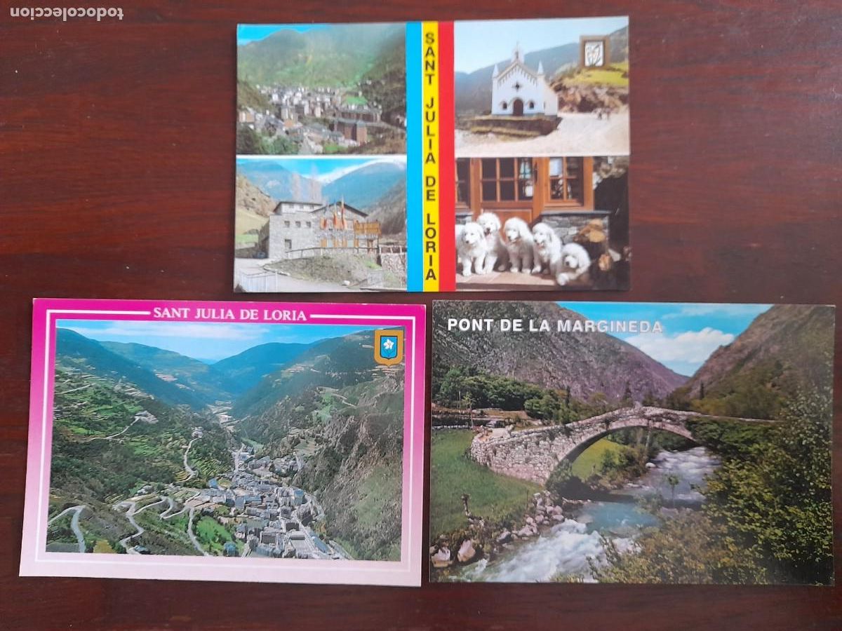 Cartes Postales: Una postal Sant Julia de Loria y ermita de Canolic, Principat d&acute;Andorra 3 tarjetas a elegir