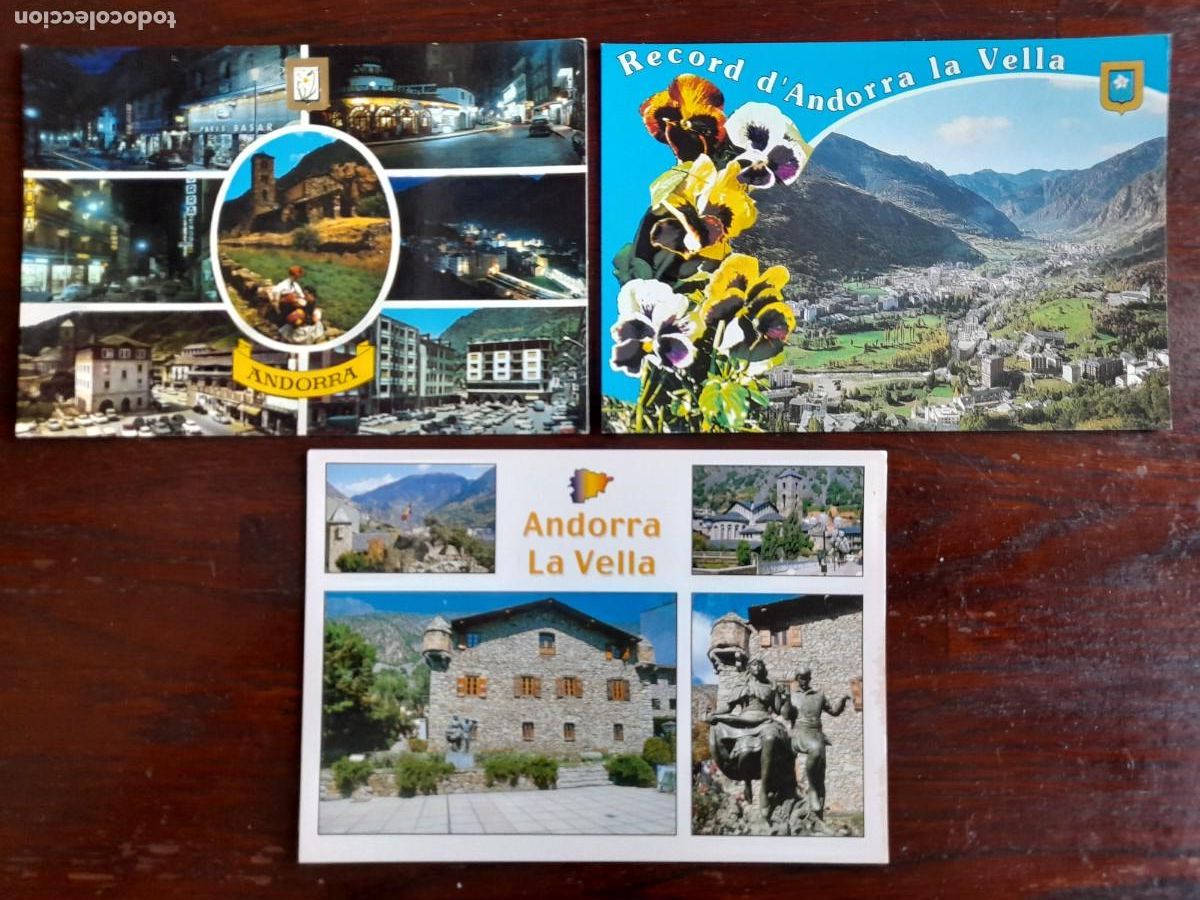 Cartes Postales: Una postal Estanys Vall Comapedrosa, rio Pollos y Arinsal, Valls d&acute;Andorra 4 tarjetas a elegir