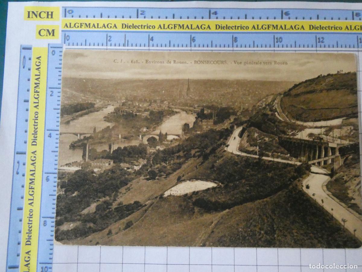 Cartoline: ANTIGUA POSTAL DE FRANCIA. A&Ntilde;O 1913. BONSECOURS ROUEN. 943