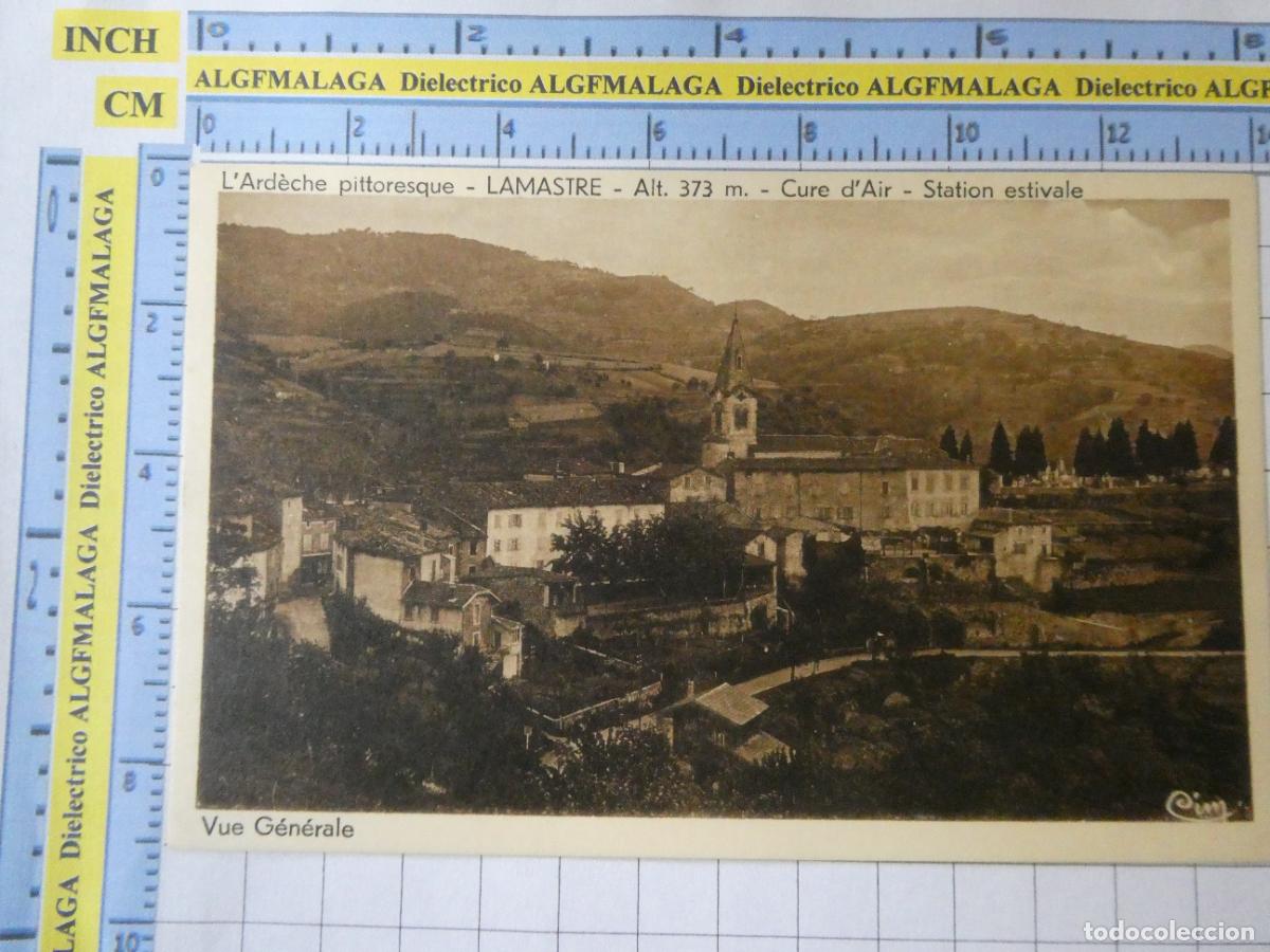 Postcards: ANTIGUA POSTAL DE FRANCIA. L'ARDECHE LAMASTRE CURE D'AIR STATION ESTIVALE. 950