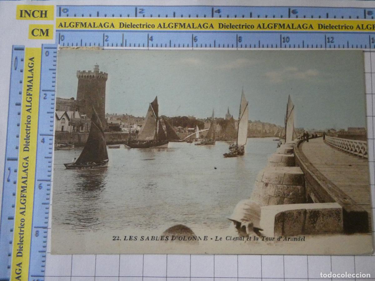 Postais: ANTIGUA POSTAL DE FRANCIA. LES SABLES D'OLONNE TOUR ARANDEL 959