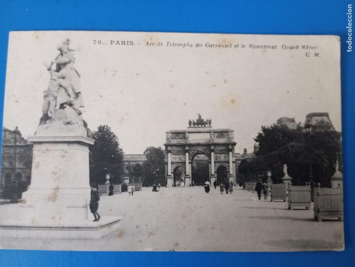 Postcards: POSTAL FRANCESA, ARCO DEL TRIUNFO