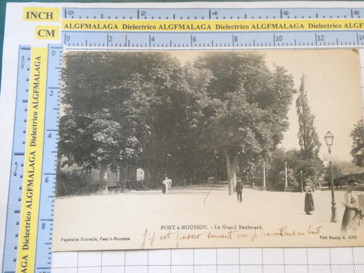 Postcards: ANTIGUA POSTAL DE FRANCIA. PONT A MOUSSON LE GRANS BOULEVARD. 3657