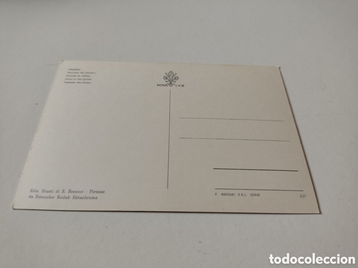 Postales: Postal Firenze palacio del Duomo - Foto 2