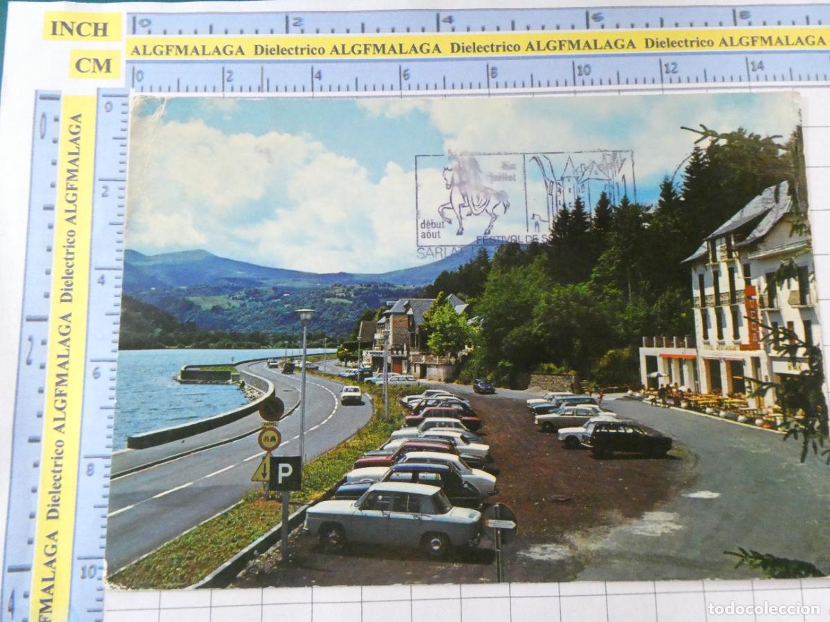 Cartoline: POSTAL DE FRANCIA. ROUTE DE MUROL AU MONTDORE LAC CHAMBON. COCHES. 653