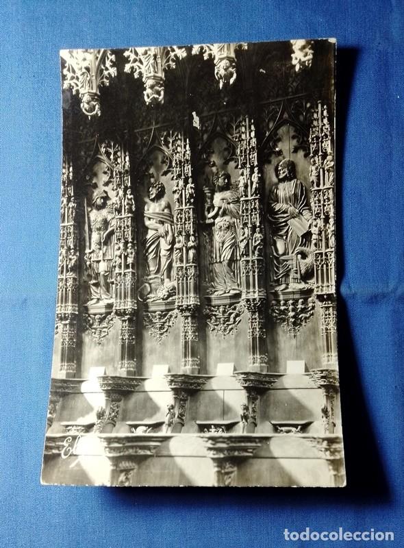 Postcards: Postal Retablo del coro de la catedral de Santa Maria Auch Francia no circulada