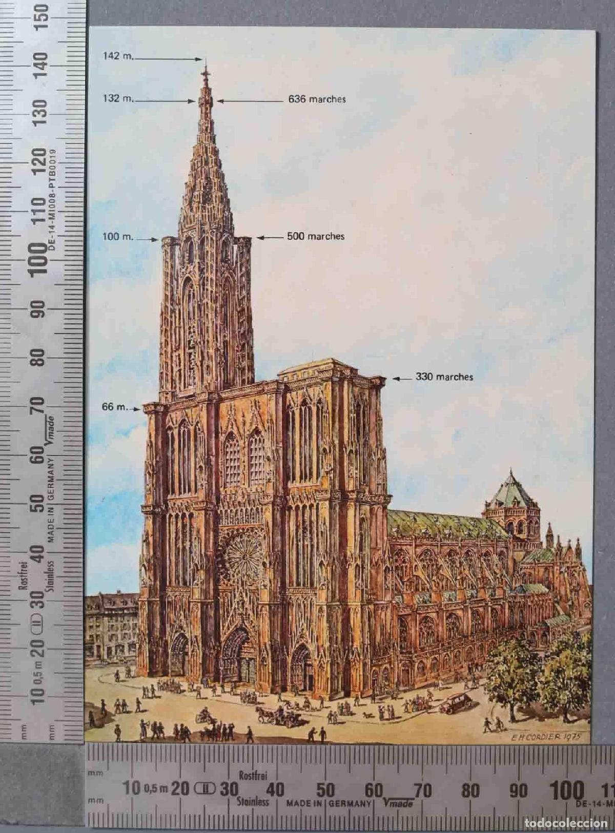 Postales: POSTAL. La Cath&aacute;drale de Strastourg (Bas-Rhin) - Foto 1