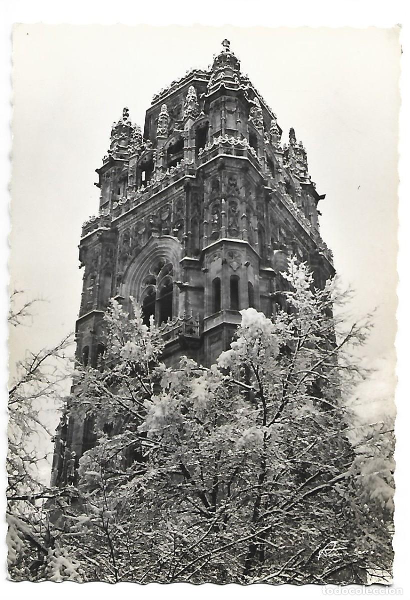 Postales: LE CLOCHER SOUS LE GIVRE.- RODEZ / AVEIRON.- FRANCIA
