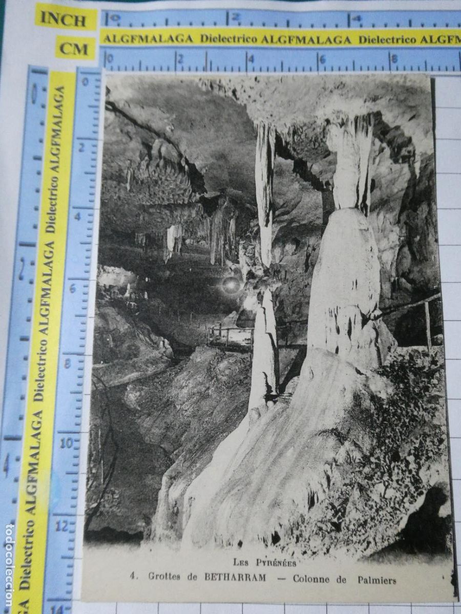 Postcards: ANTIGUA POSTAL DE FRANCIA. GROTTES DE BETHARRAM COLONNE DE PALMIERS. 2529