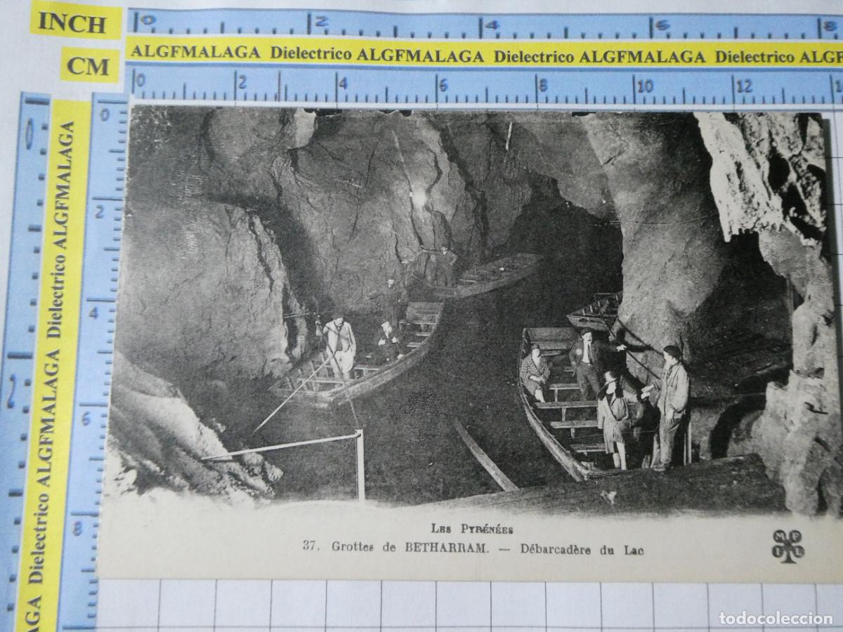Postales: ANTIGUA POSTAL DE FRANCIA. GROTTES DE BETHARRAM DEBARCADERE DU LAC. 2530